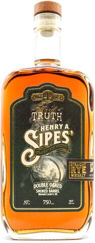 Hard Truth Henry A Sipes Straight Rye Double Oak Smoked Barrel