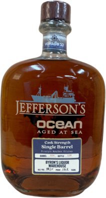 Jeffersons Ocean Aged At Sea Cask Strength Nj Barrel Club