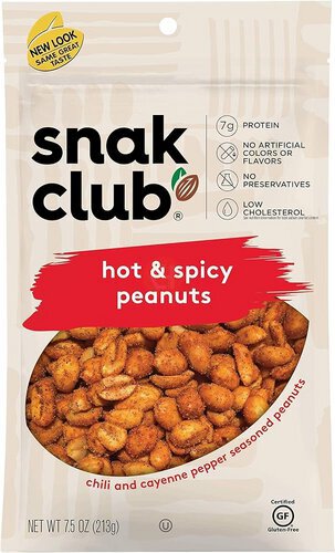 Snak Club Hot & Spicy Peanuts