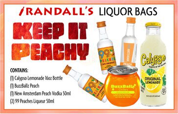 Liquor Bag - Keep It Peachy