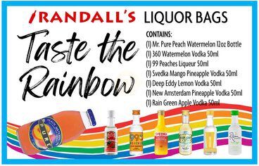 Liquor Bag - Taste The Rainbow