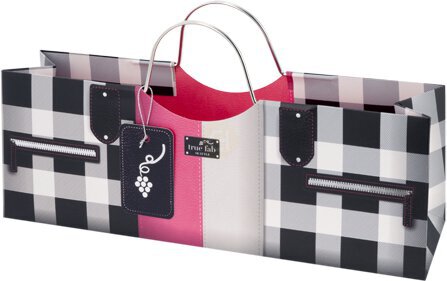 Black & Pink Fashion Wine Purse