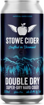 Stowe Double Dry Super Dry Hard Cider 4x16oz