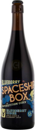 Superstition Meadery Blueberry Spaceship Box