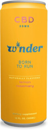 Wndr Cbd Seltzer Born To Run Lemon Rosemary