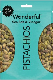Wonderful Pistachios Sea Salt & Vinegar No Shell Bag