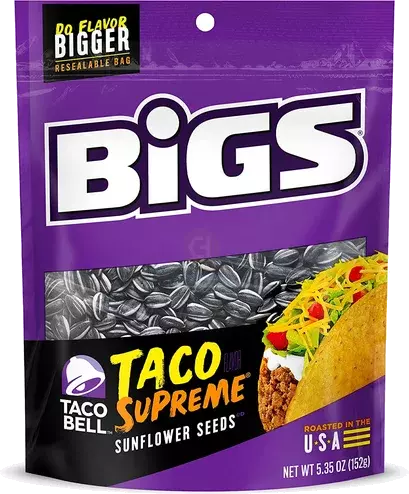 Bigs Taco Bell Taco Supreme Sunflower Seeds