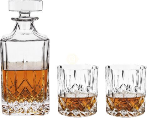 Raye Faceted Crystal Liquor Decanter By Viski