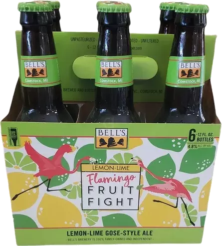 Bell's Flamingo Fruit Fight Lemon Lime 6pk