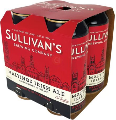 Sullivan's Irish Red Ale 6/4 Pack Cans