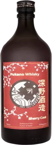 Zx Fukano Sherry Cask 12 Years Old Japanese Whiskey