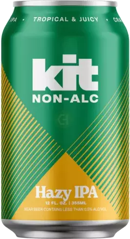 Kitna Brewing Here We Go Hazy Non Alcoholic Ipa