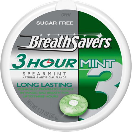 Breath Savers 3 Hor Mint Spearmint
