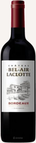 Chateau Bel Air Laclotte Bordeaux Red