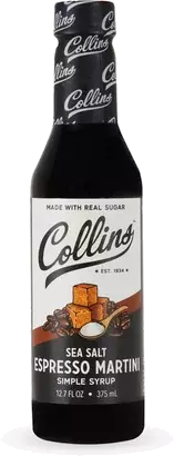 Collins Sea Salt Espresso Martini Simple Syrup