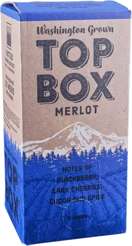 Top Merlot Red Wine Box 3l Box