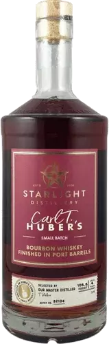 Starlight Carl T Hubers Small Batch Bourbon Whiskey Finished In Port Barrels