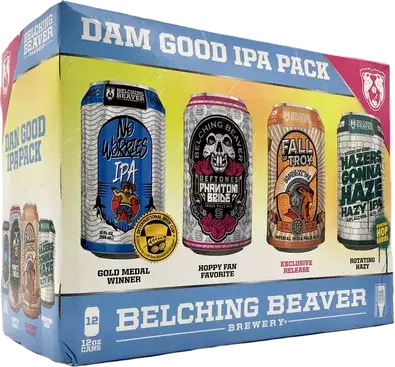 Belching Beaver Brewery Dam Good IPA Variety