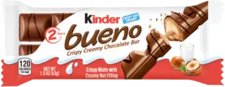 Kinder Bueno Chris Creamy Chocolate Bar