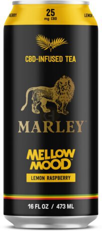 Marley Cbd Infused Tea Mellow Mood Lemon Raspberry 25mg Cbd