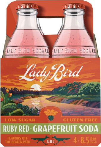 Lady Bird Ruby Red Grapefruit Soda Nr
