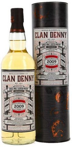Douglas Mcgibbon & Co Craigellachie Distillery Year Clan Denny Single Cask Scotch