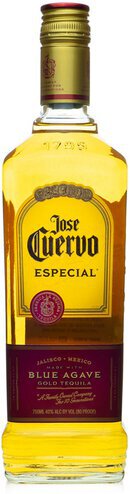 Jose Cuervo Especial Gold Tequila Ltd Ed Painted Gold Btle