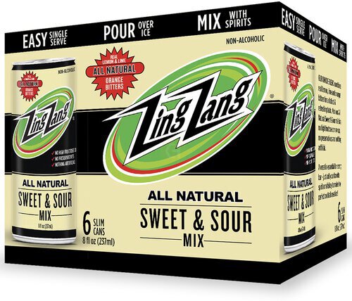 Zing Zang Sweet Sour Mix 6 Pack Can
