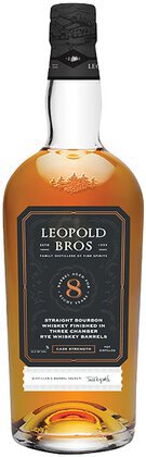 Leopold Bros Three Chamber Rye Cask Finish Cask Strength Year Old Straight Bourbon