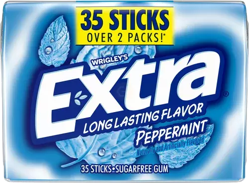 Wrigly Extra Mega Peppermint Gum 35 Sticks