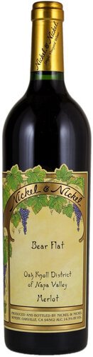 Nickel & Nickel Bear Flat Merlot Oak Knoll District Usa