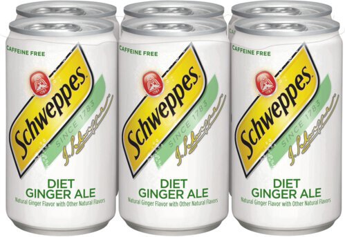Schweppes Diet Ginger Ale Cans