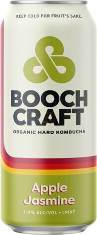 Booch Craft Apple Jasmine Kombucha Can Each
