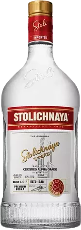 Stolichnaya Premium Russian Vodka 80 Gift Pack