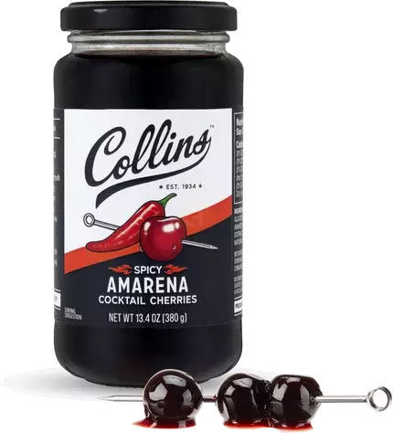 Collins Spicy Amarena Cherries