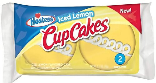 Hostess Cupcakes Ice Lemon