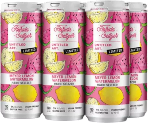 Florida Seltzer Untited Art Meyer Lemon Watermel