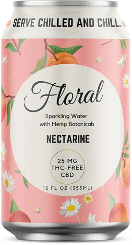 Floral Nectarine Cbd Sparkling