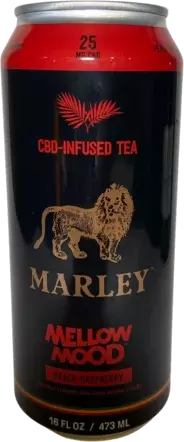 Marley Cbd Infused Tea Mellow Mood Peach Raspberry 25mg Cbd
