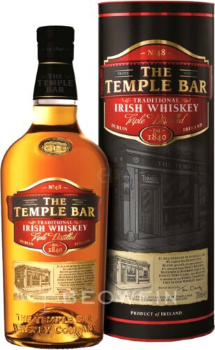 The Temple Bar Traditional Irish Whiskey