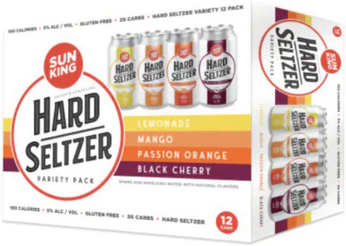 Sun King Hard Seltzer Var 12cn