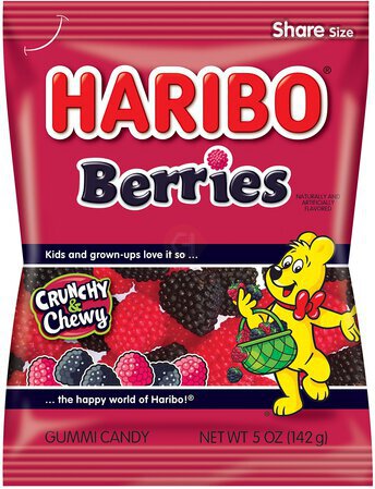 Haribo Gummi Candy Raspberries