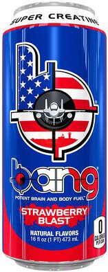 Bang Super Creatine Energy Drink Strawberry Blast