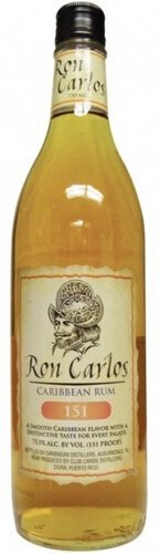 Ron Carlos 151 Proof Caribbean Rum