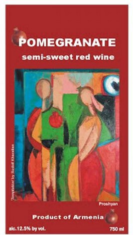 Pomegranate Non Vintage Semi Sweet Red Wine