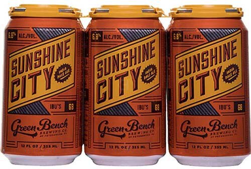 Green Bench Sunshine City IPA Cans