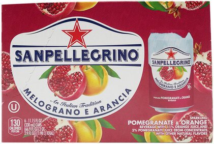 San Pellegrino Melograno & Arancia Orange And Pomegranate