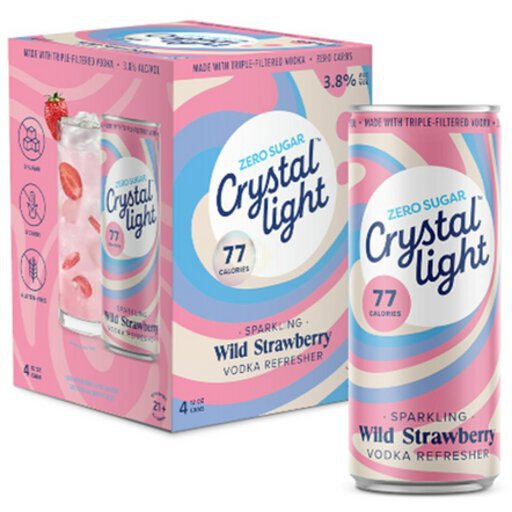 Crystal Light Wild Strawberry 12OZ - Curtis Liquors