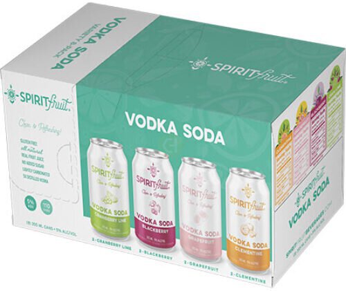 Spiritfruit Vodka Soda Variety