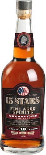Stars Fine Aged Spirits Straight Bourbon Sherry Cask Finish 10yr